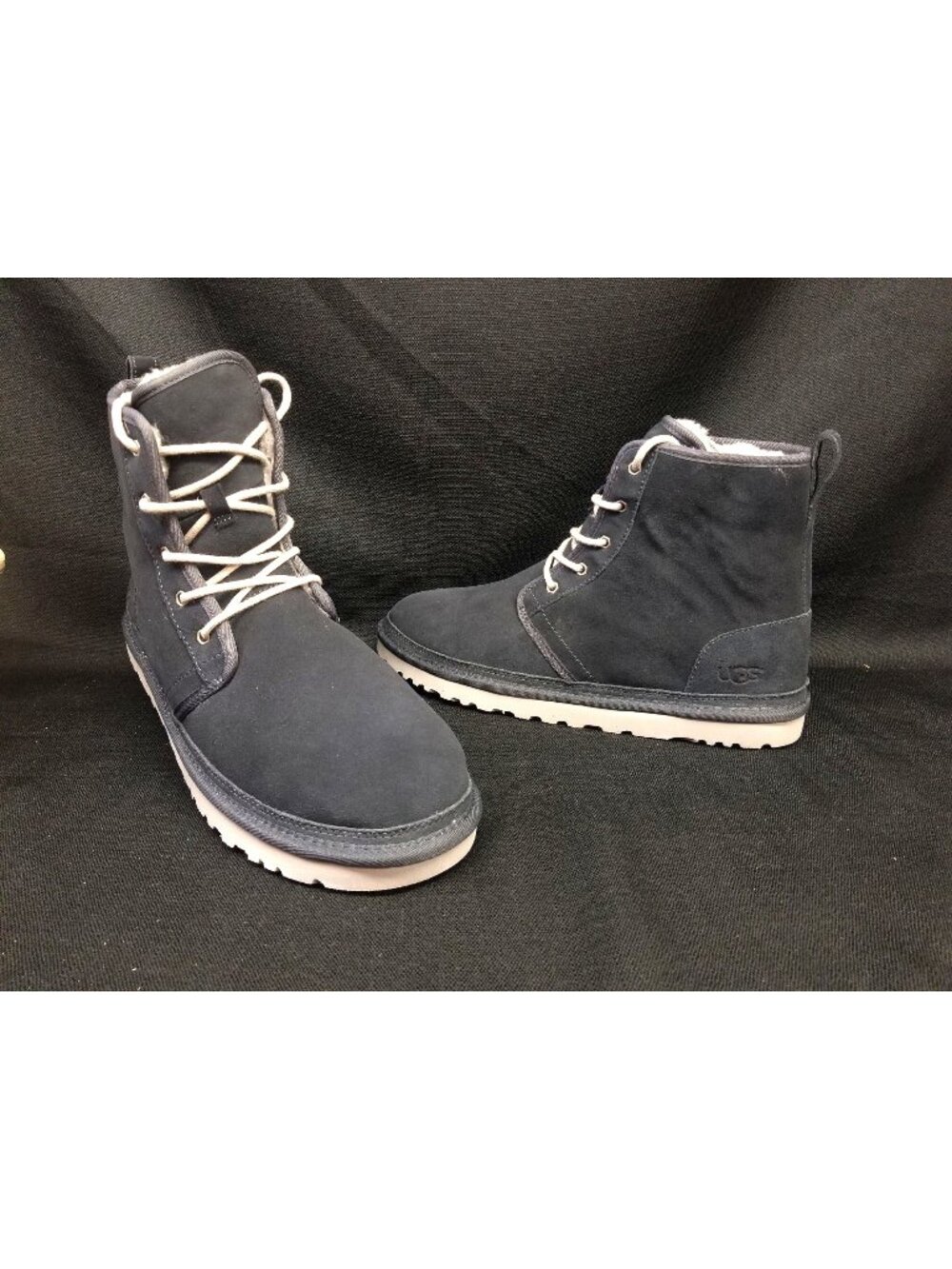 UGG Men's HARKLEY Pull-on 1016472M True Navy suede Boots Size 13 NEW NO BOX!